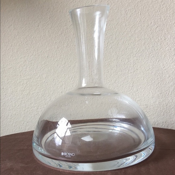 Krosno | Dining | Vintage Krosno Glass Magnum Wine Decanter ...